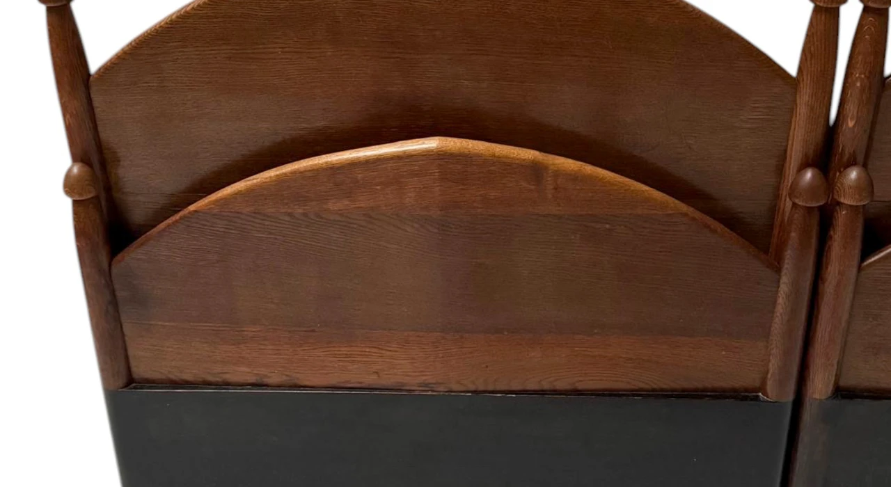 Willem Penaat Art Deco Amsterdamse School Twin Beds for Metz & Co., 1920s